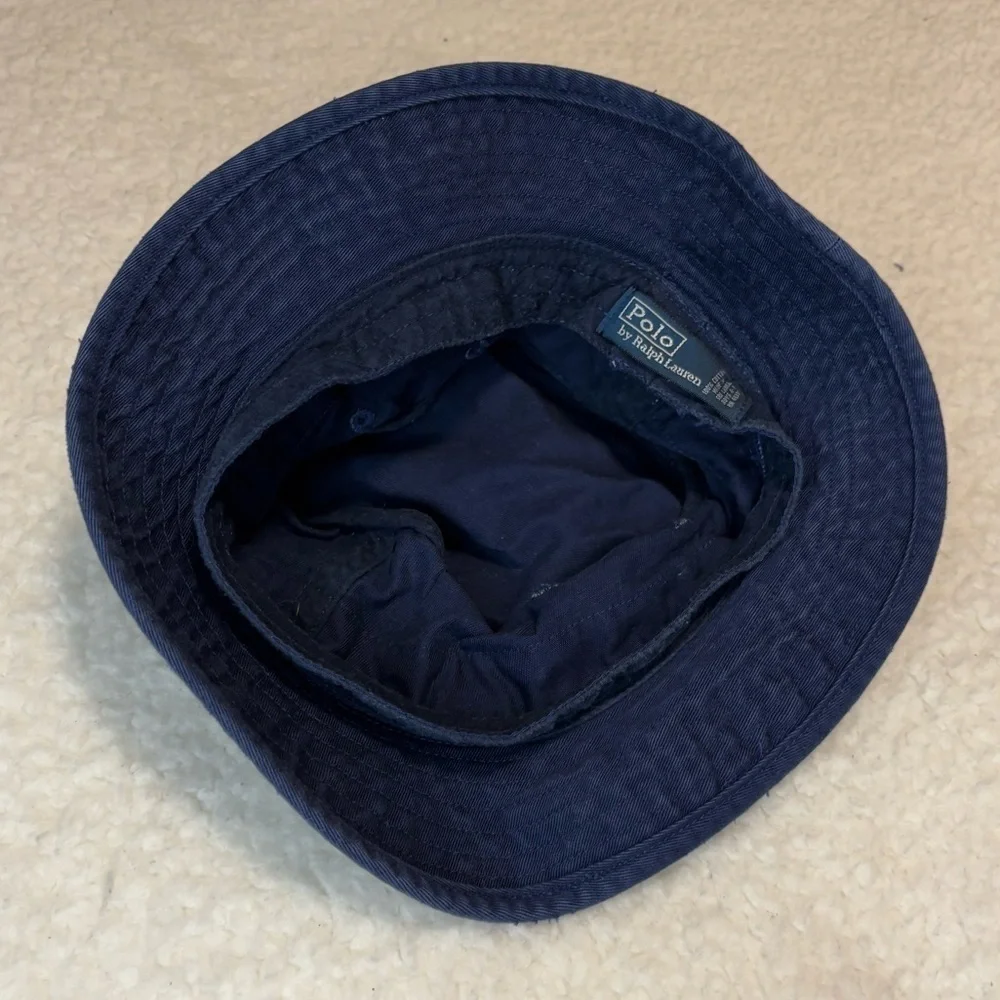 Polo Ralph Lauren Vintage Kids Blue Plaid Details Bucket Hat